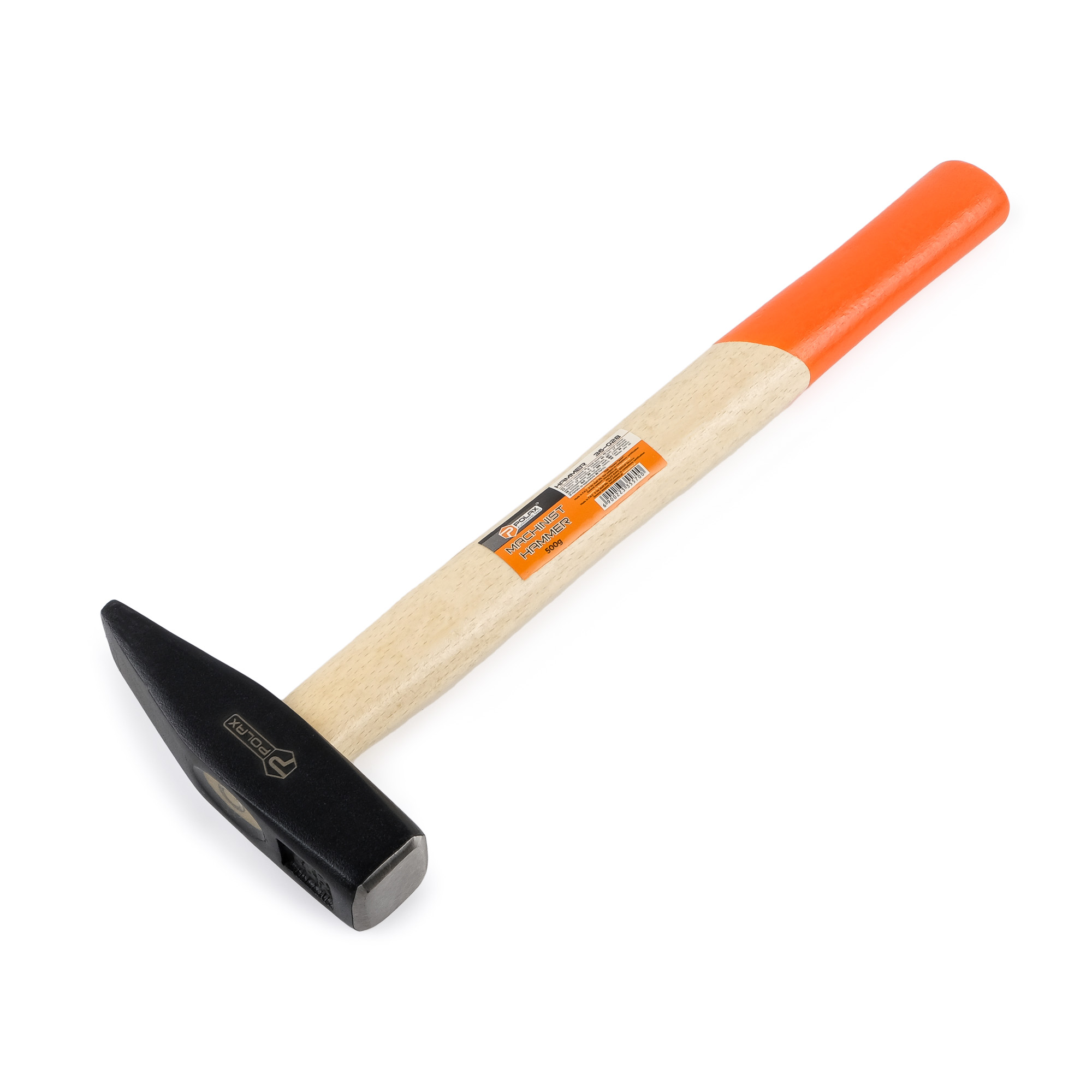 Молоток слюсарний дерев'яна ручка 500 г, POLAX